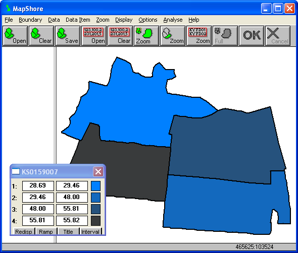 OAC map by MapShore